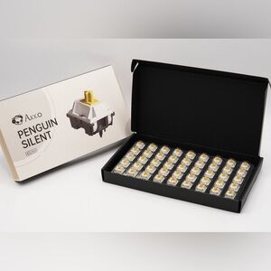 Akko Penguin Silent Tactile Switches Stock or Hand Lubed and Filmed